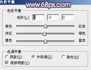 ps调出秋季黄紫色调教程