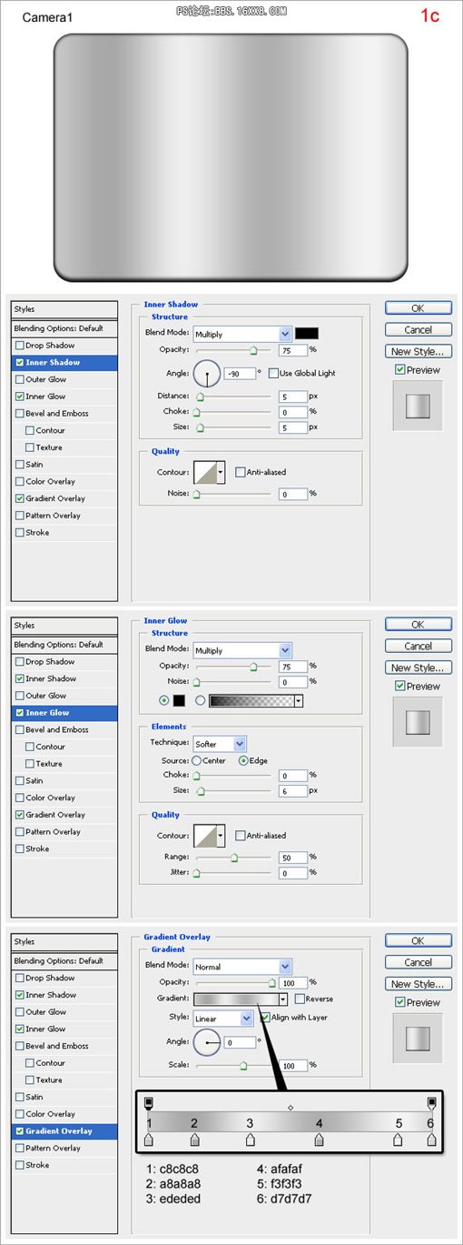 Photoshop CS3鼠繪教程:數碼相機