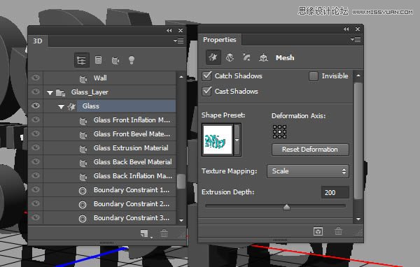 3D字体，通过PS制作红色积木立体文字图片