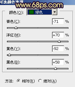 ps处理山野人物图片橙黄的秋季色