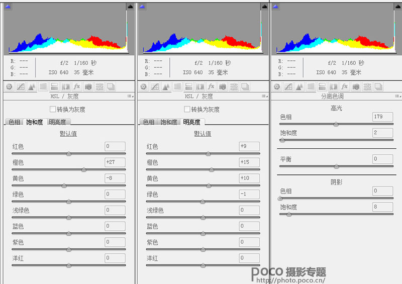 私房照片，调出柔美的暖色调人像照片