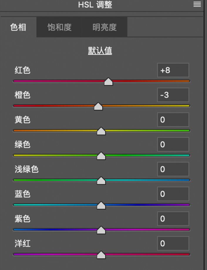 冷色调，给人物照片修出简约的冷淡色调