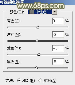 ps非主流黄褐色调色教程