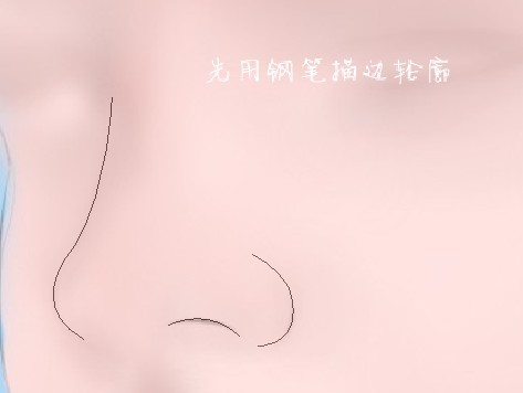 ps手繪漂亮歐美美女教程