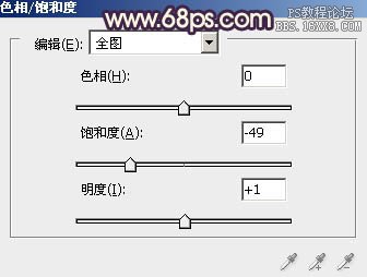 ps处理人物特写个性的暗调黄紫色