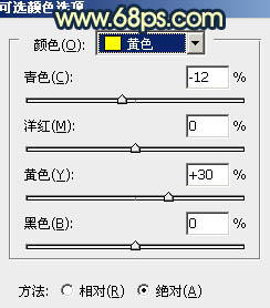 ps給偏灰的情侶圖片增加晨曦特效