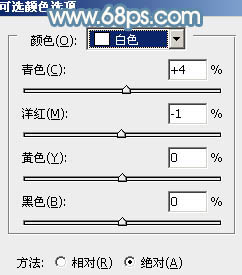 ps青红甜美色非主流调色教程