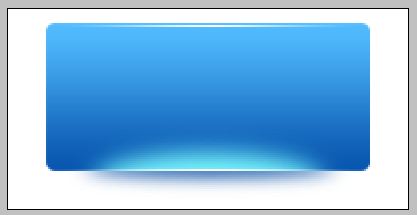 PS绘制蓝色高光方形水晶按钮网页按钮