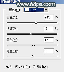 黄褐色，调出高对比的黄褐色暗调人像效果教程