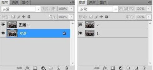 用PS CS4将两张图片制作成GIF格式