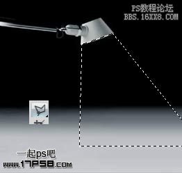 用ps给台灯添加灯光