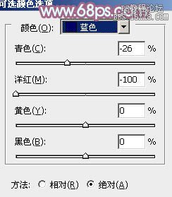 ps非主流草地美女教程