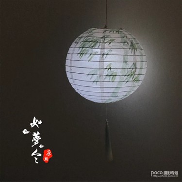 古風(fēng)寫真，通過PS制作夜景古風(fēng)寫真人像