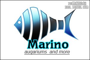 用ps制作水族馆Logo