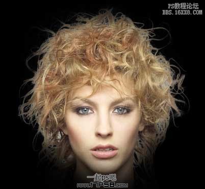 psCS5教程-宇宙抽象美女