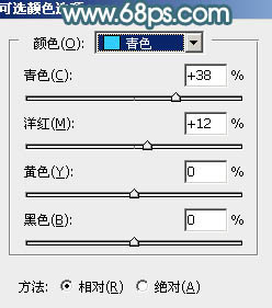 青色调，教大家制作青色梦幻人像效果