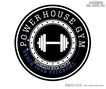 ps设计复古风格的LOGO教程