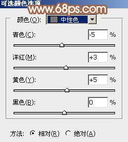 ps调出照片中性褐色效果教程