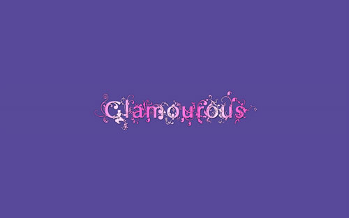 ps 制作Glamourous字体特效