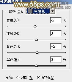 ps调出青黄色非主流色