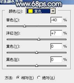 霞光效果，给树林人物增加暗调霞光效果