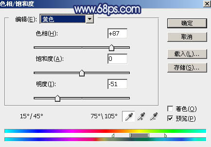 蓝色调，ps调出暗调蓝色照片实例