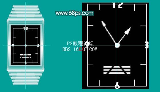 Photoshop教程:制作漂亮的時尚手表