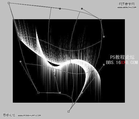 PS教程:Photoshop滤镜打造绚丽漂亮光线