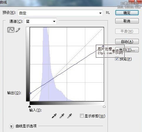 ps为外景人物图片调出淡青色调