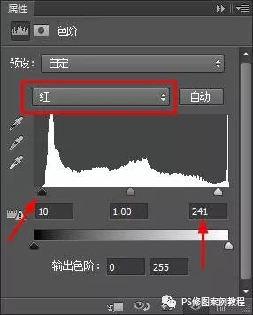 工具知识，通过色阶工具给人物进行调色