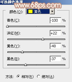 ps非主流長發秋黃色非主流美女教程