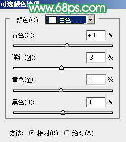 甜美色調，ps調出粉嫩的春綠色調教程