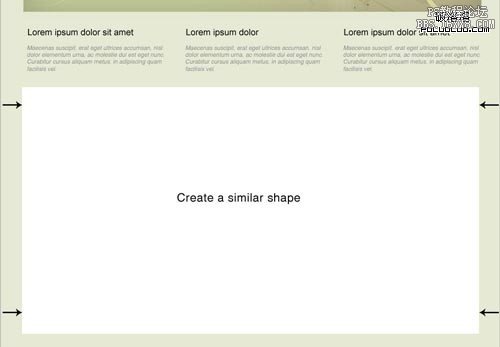 ps创建常见的网页风格教程系列一