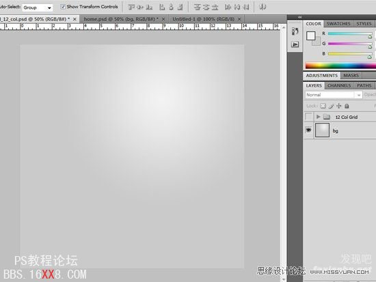 Photoshop設計簡約風格的wordpress模板