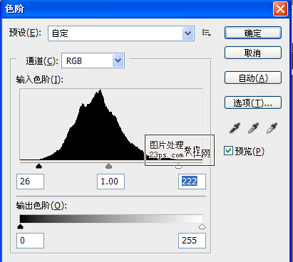 PS色阶的使用原理详细解说