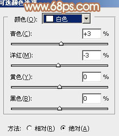 ps給偏暗的外景圖片加上精美的粉褐色