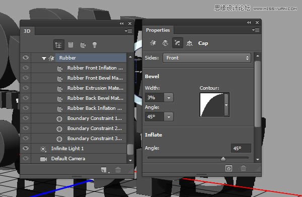 3D字体，通过PS制作红色积木立体文字图片