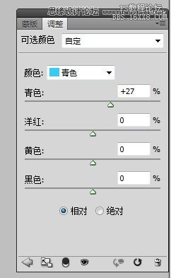 ps調出外景人像高對比度冷色效果