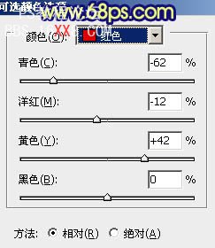 Photoshop教程:調出人物圖片深藍的秋季色