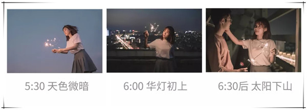 夜景人像，用LR把夜景人物照片調出暖色效果