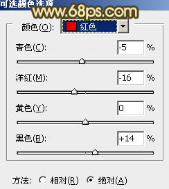 ps非主流经典暗调青黄色