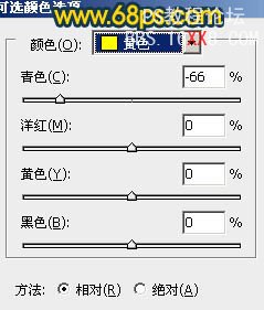 Photoshop調出綠蔭樹林燦爛金色調