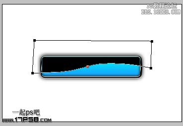 用ps制作蓝色水晶按钮