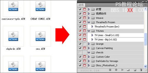 什么是動作?如何調出動作面板?CS4動作面板使用教程!