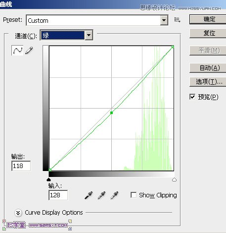 ps調出野外綠色調人物背景教程