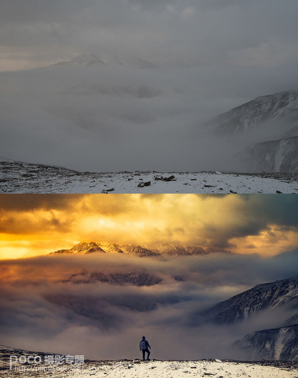 风景调色，高山风景照后期处理实例