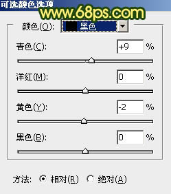 黃色調，調出黃褐色人像照片