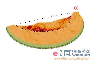 Photoshop CS教程:绘制逼真可口的哈密瓜