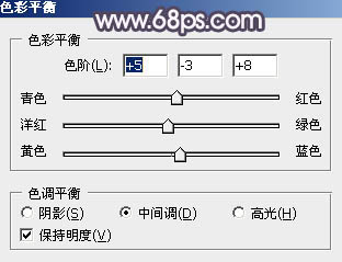 ps调出秋季黄紫色调教程