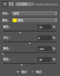 青黃日系色調教程